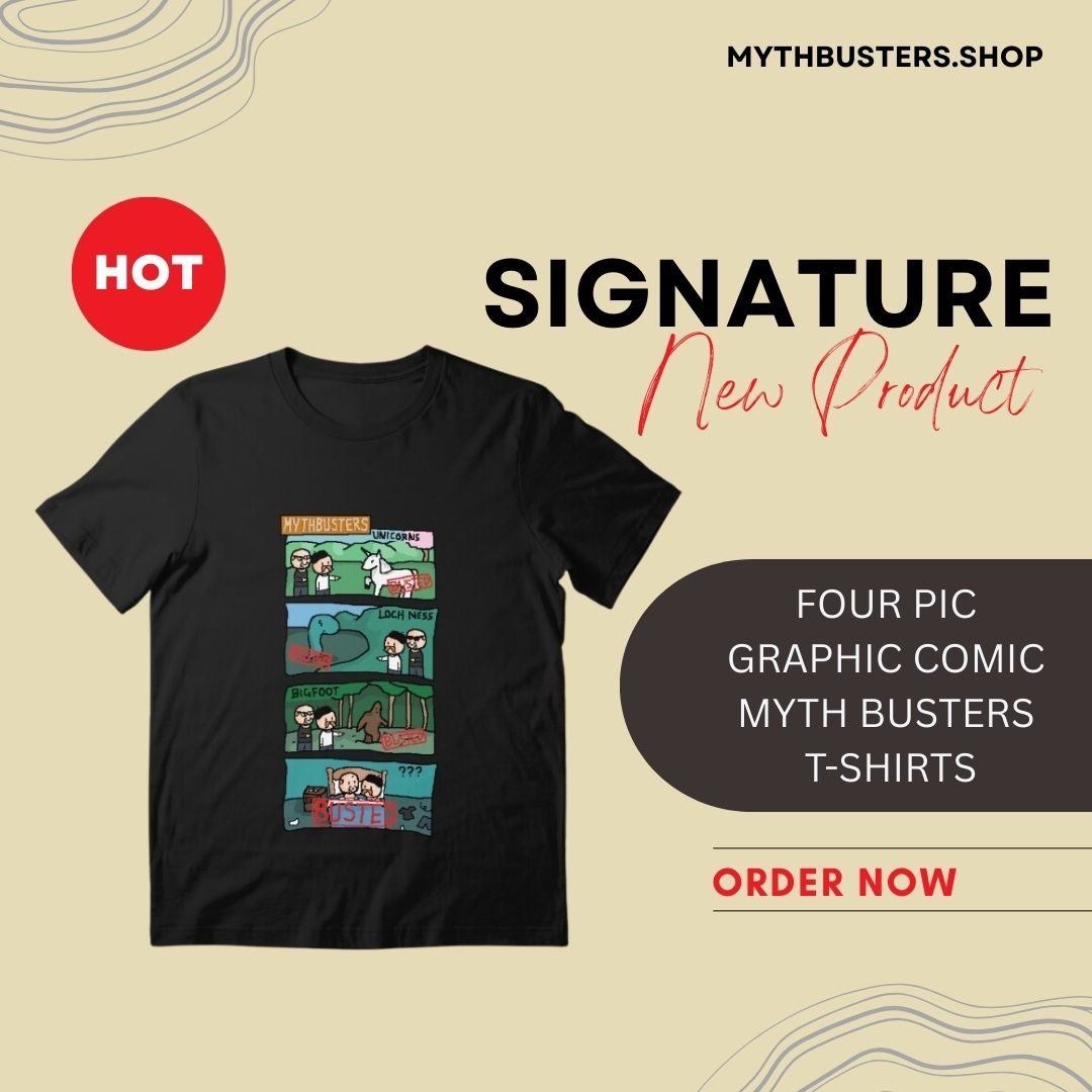 Four Pic Graphic Comic TTPM1202 Myth Busters T-Shirts